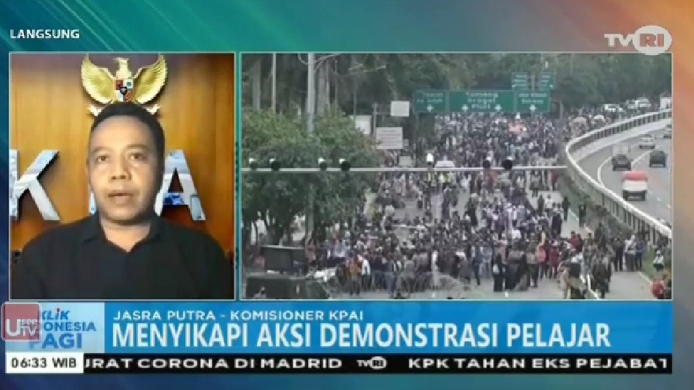 KPAI Menyikapi Demonstrasi Pelajar terkait UU Cipta Kerja
